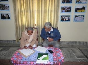 Signing of Agreement with Presentation Convent (Model School) for field office